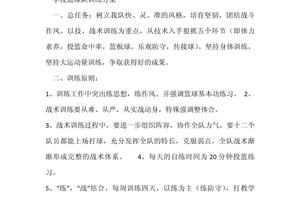 小学生篮球校队训练计划
